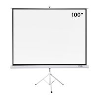 Pantalla Ecran Evox para proyector 100"" blanco mate, portátil con trípode ajustable